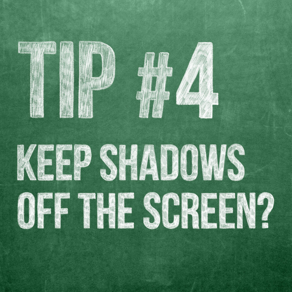 Theatre Projections Tip 4, How to Keep Actors' Shadows Off the Screen