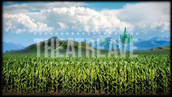 Cornfield Journey, a digital theater projection backdrop well suited for shows like Wizard of Oz and The Wiz