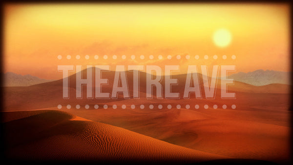 Desert Vista, a digital theatre projection backdrop for shows like Aladdin, Lion King, and Joseph