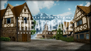 European Village, a digital projection perfect for shows like Sound of Music, Beauty and the Beast, and beyond.