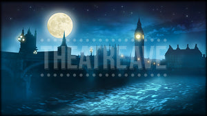 London Midnight, a digital theatre projection backdrop for shows like Oliver, Mary Poppins, and Peter Pan.