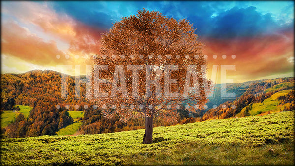 Autumn Vista, an animated theater and dance projection backdrop by Theatre Avenue.