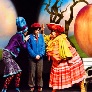 James and the Giant Peach with digital theatre projections
