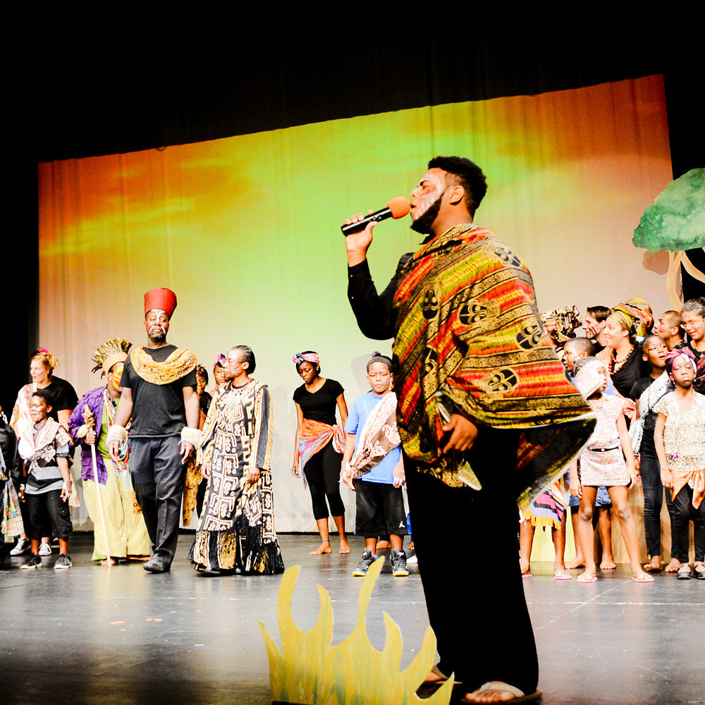 Theater projections in Lion King