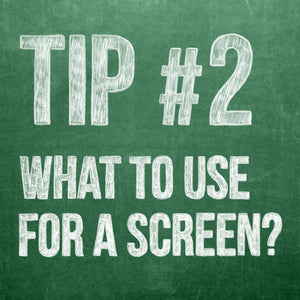 Digital Theatre Projections Tip 2, What to Use for a Projection Screen
