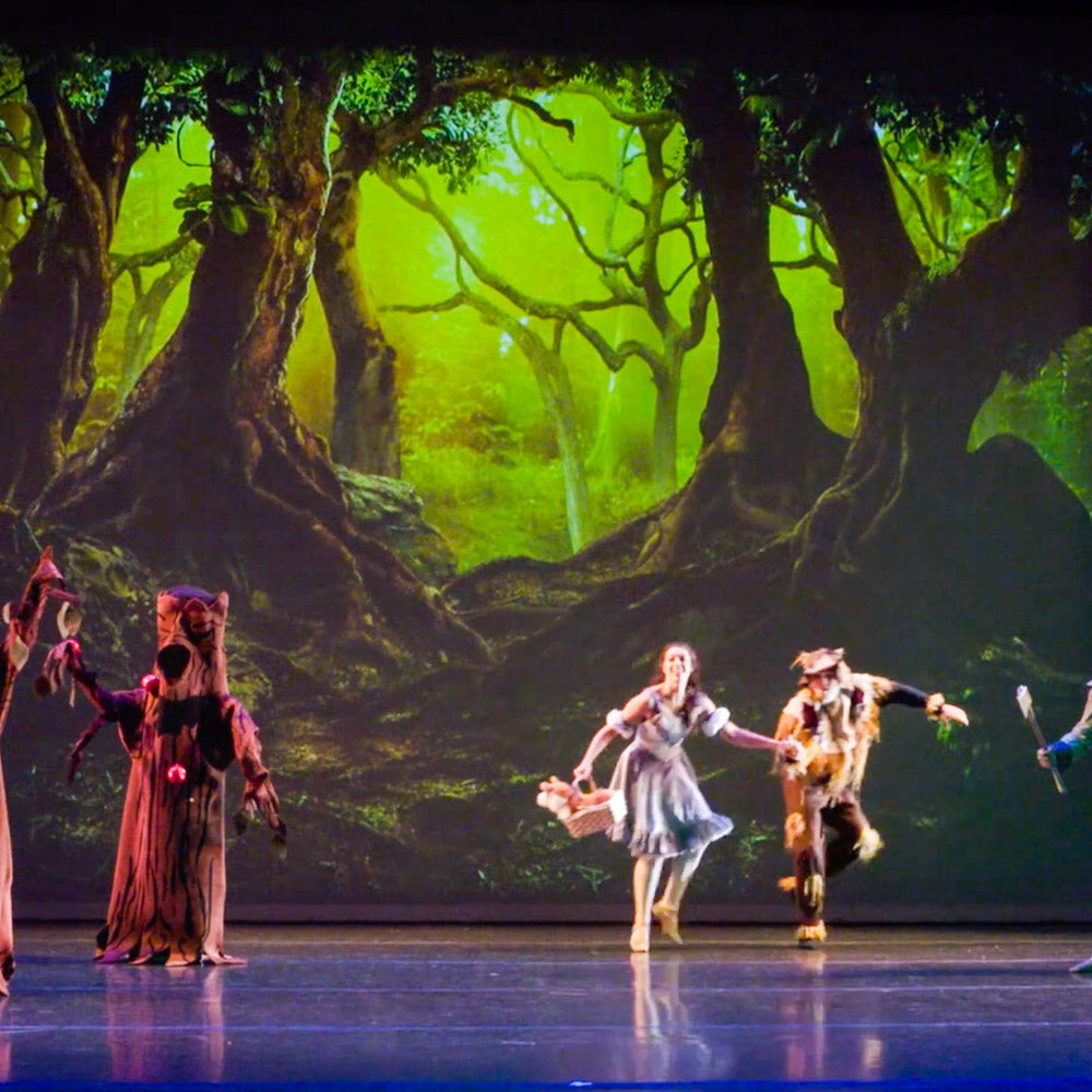 Savannah Ballet Wizard of Oz featurette with Theatre Avenue digital projection backdrops