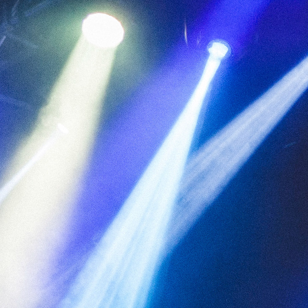 Stage lighting during a theatre production