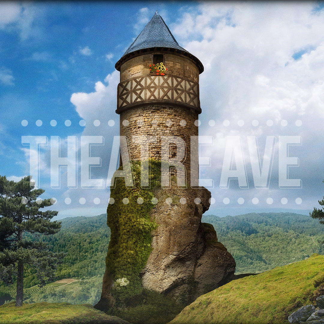 Rapunzel's Tower Into the Woods Digital Projection