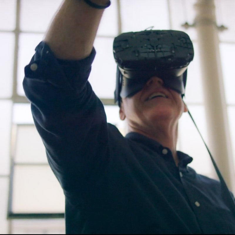 World renowned Disney animator Glen Keane experiments with designing in 3D space