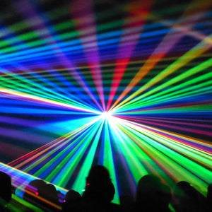 Spectrum of colored light rays