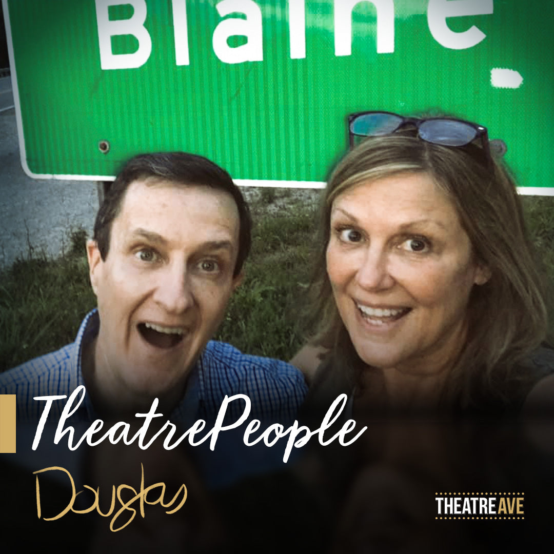 Doug Berlon, theatre educator, actor and enthusiast with his wife.