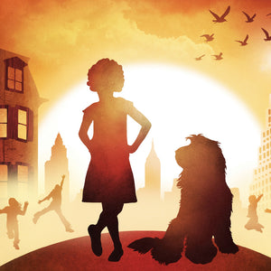 Poster design artwork for Annie the Musical by Theatre Avenue
