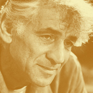 Theatrical composer Leonard Bernstein