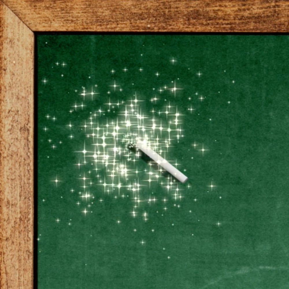 Magic chalkboard digital projection by Theatre Avenue