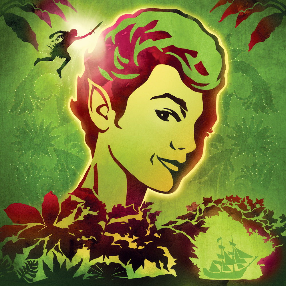 Original Peter Pan digital poster design by Theatre Avenue