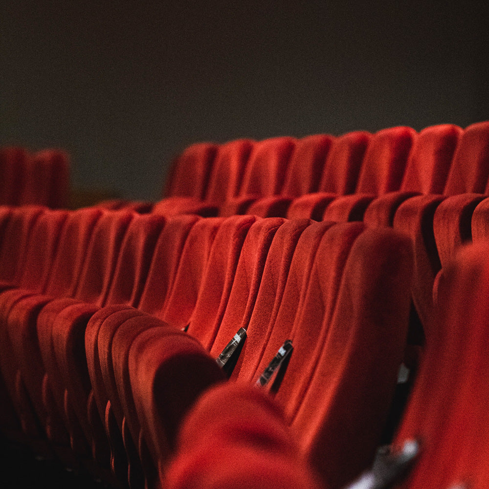 Rows of theatre seats