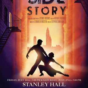 Digital illustration by Mitch Stark of Theatre Avenue for West Side Story poster design