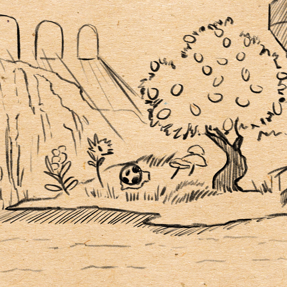 Willy Wonka digital theatre projection sketch