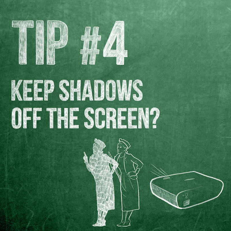 How Do I Keep Actor Shadows Off the Screen?