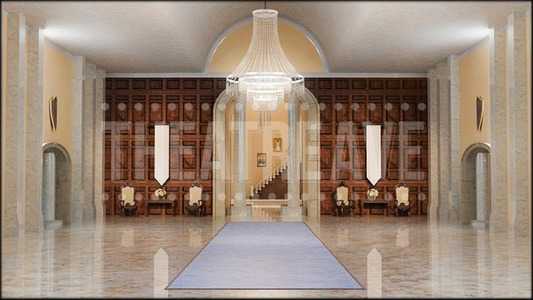 Boarding School, a Descendants projection backdrop and digital scenery by Theatre Avenue.