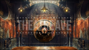 Boiler Chamber, a Hadestown projection backdrop and digital scenery by Theatre Avenue.