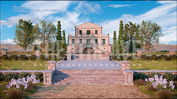 Canaan Estate, a Joseph projection backdrop and digital scenery by Theatre Avenue.