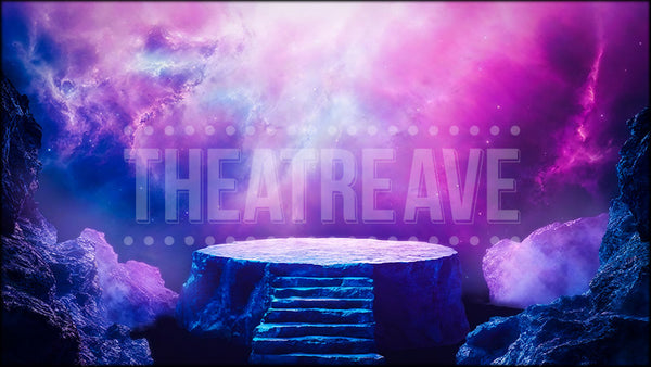 Cave of Magic, an Aladdin projection backdrop and digital scenery by Theatre Avenue.