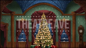 Christmas Parlor, a Nutcracker projection backdrop by Theatre Avenue.