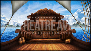 Classic Ship Deck, a Peter Pan projection backdrop by Theatre Avenue.