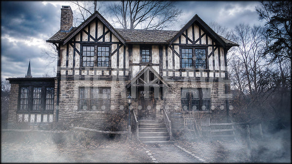Dark Hollow Estate, a Sleepy Hollow projection backdrop and digital scenery by Theatre Avenue.
