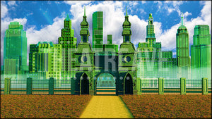 Emerald City Gates, a The Wiz projection backdrop and digital scenery by Theatre Avenue.