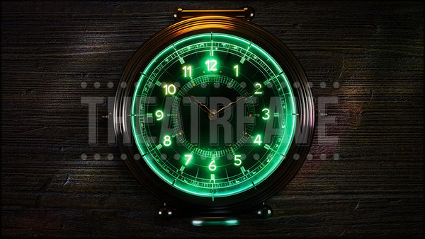 Home Products Glowing Radium Clock Projection