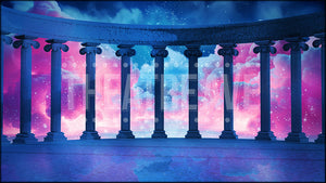 Greek Colonnade Retro, a Xanadu projection backdrop by Theatre Avenue.