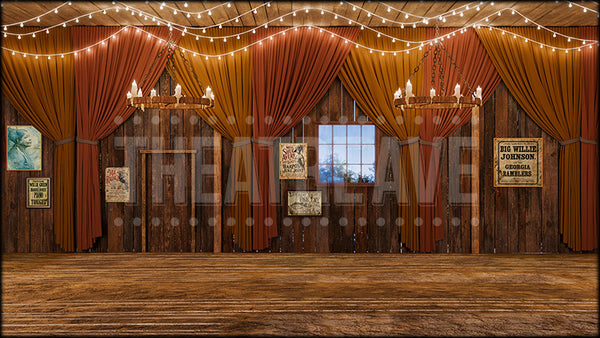 Juke Joint, a Color Purple projection backdrop and digital scenery by Theatre Avenue.