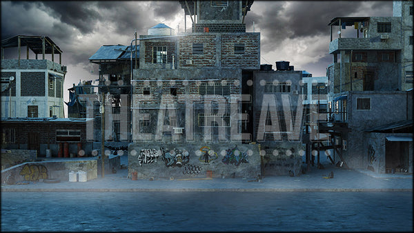 Lost Isle, a Descendants projection backdrop and digital scenery by Theatre Avenue.