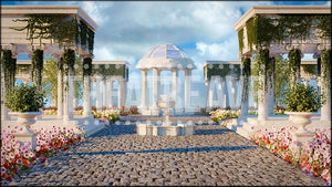 Majestic Garden Terrace, a ballet projection backdrop and digital scenery by Theatre Avenue.