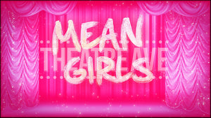 Mean Girls Show Curtain, a projection backdrop and digital scenery by Theatre Avenue.