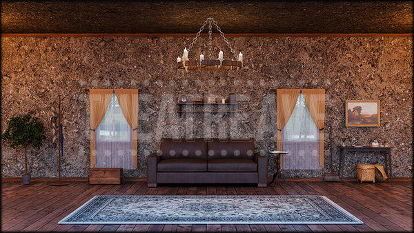 Mole House, a Wind in the Willows projection backdrop and digital scenery by Theatre Avenue.