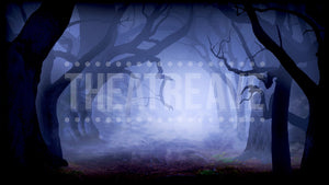 Mysterious Woods, an Into the Woods projection backdrop by Theatre Avenue.