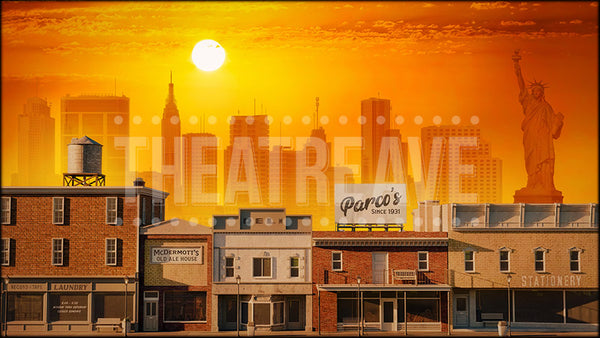 NYC Vista, a West Side Story projection backdrop and digital scenery by Theatre Avenue.