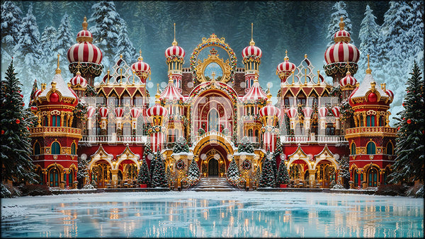 Nutcracker Village, a Nutcracker Ballet projection backdrop by Theatre Avenue.