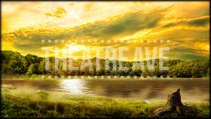 Riverbank, a Tuck Everlasting digital scenery backdrop by Theatre Avenue.