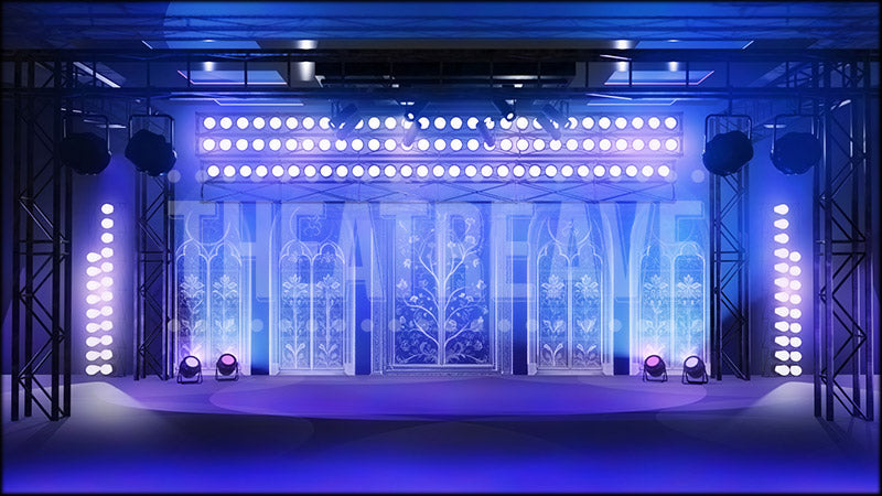 Royal Concert Stage III, a Six the Musical projection backdrop and digital scenery by Theatre Avenue.