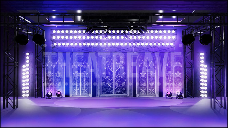 Royal Concert Stage I, a Six the Musical projection backdrop and digital scenery by Theatre Avenue.