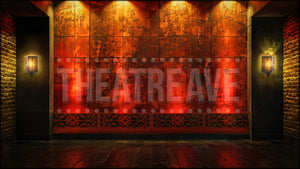 Satin Lounge, a Hadestown projection backdrop and digital scenery by Theatre Avenue.