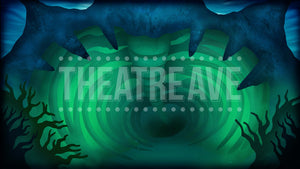 Sea Witch Lair, a Little Mermaid projection backdrop by Theatre Avenue.