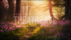 Spring Path, a Narnia projection backdrop by Theatre Avenue.