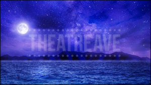 Starry Ocean Night, a Silent Sky projection backdrop by Theatre Avenue.