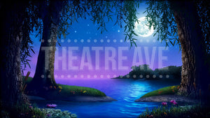 Twilight Lake, an animated Little Mermaid projection backdrop by Theatre Avenue.