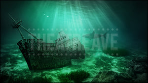 Underwater Wreckage, a Finding Nemo projection backdrop by Theatre Avenue.